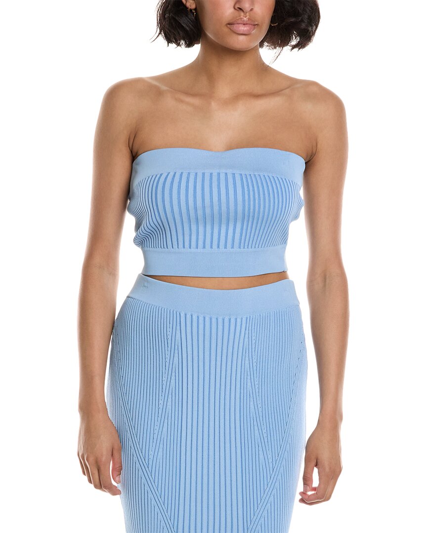 

BCBGMAXAZRIA свитер-труба, синий