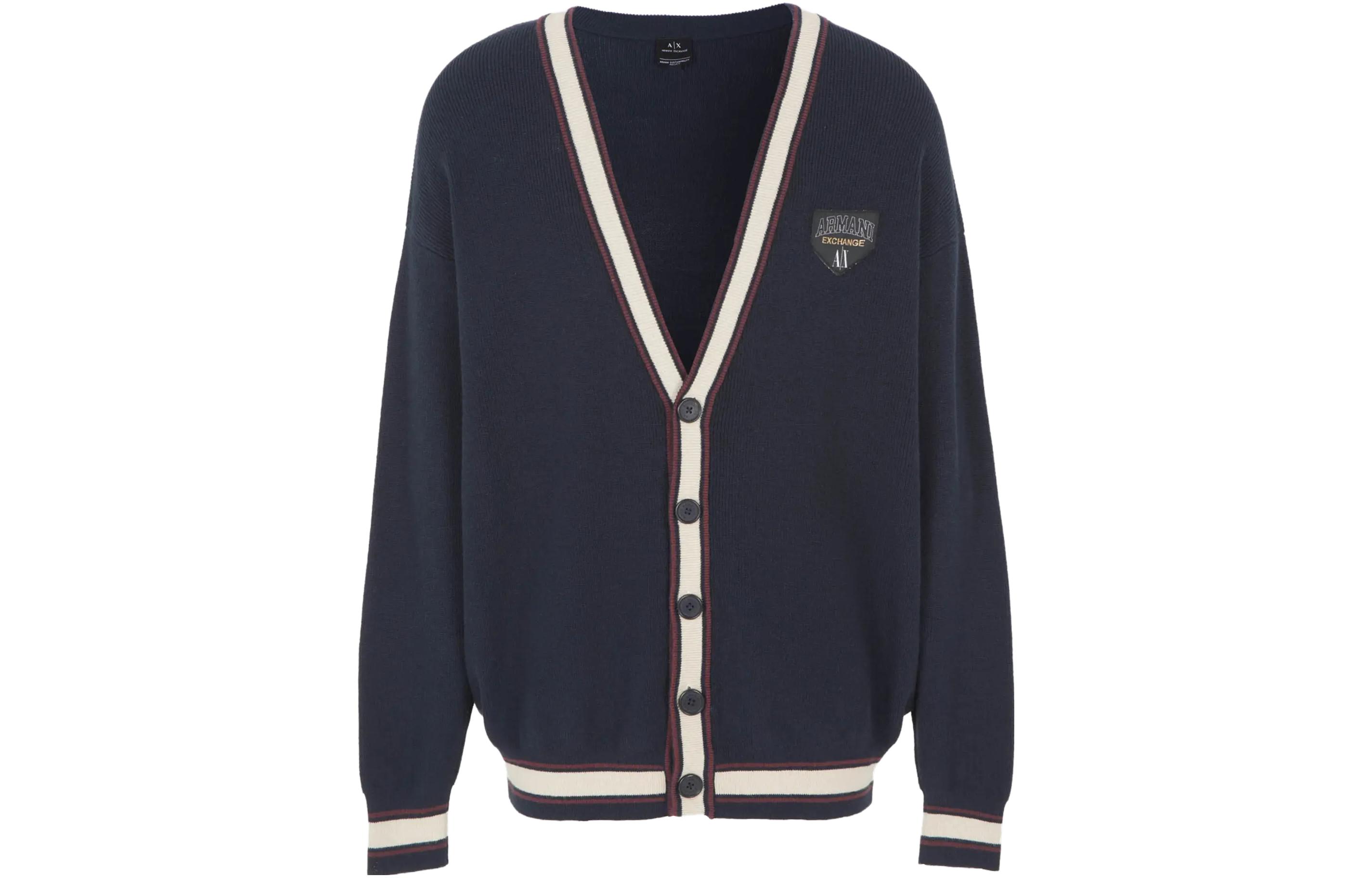 

Кардиган из трикотажной ткани мужской ARMANI EXCHANGE, marine синий