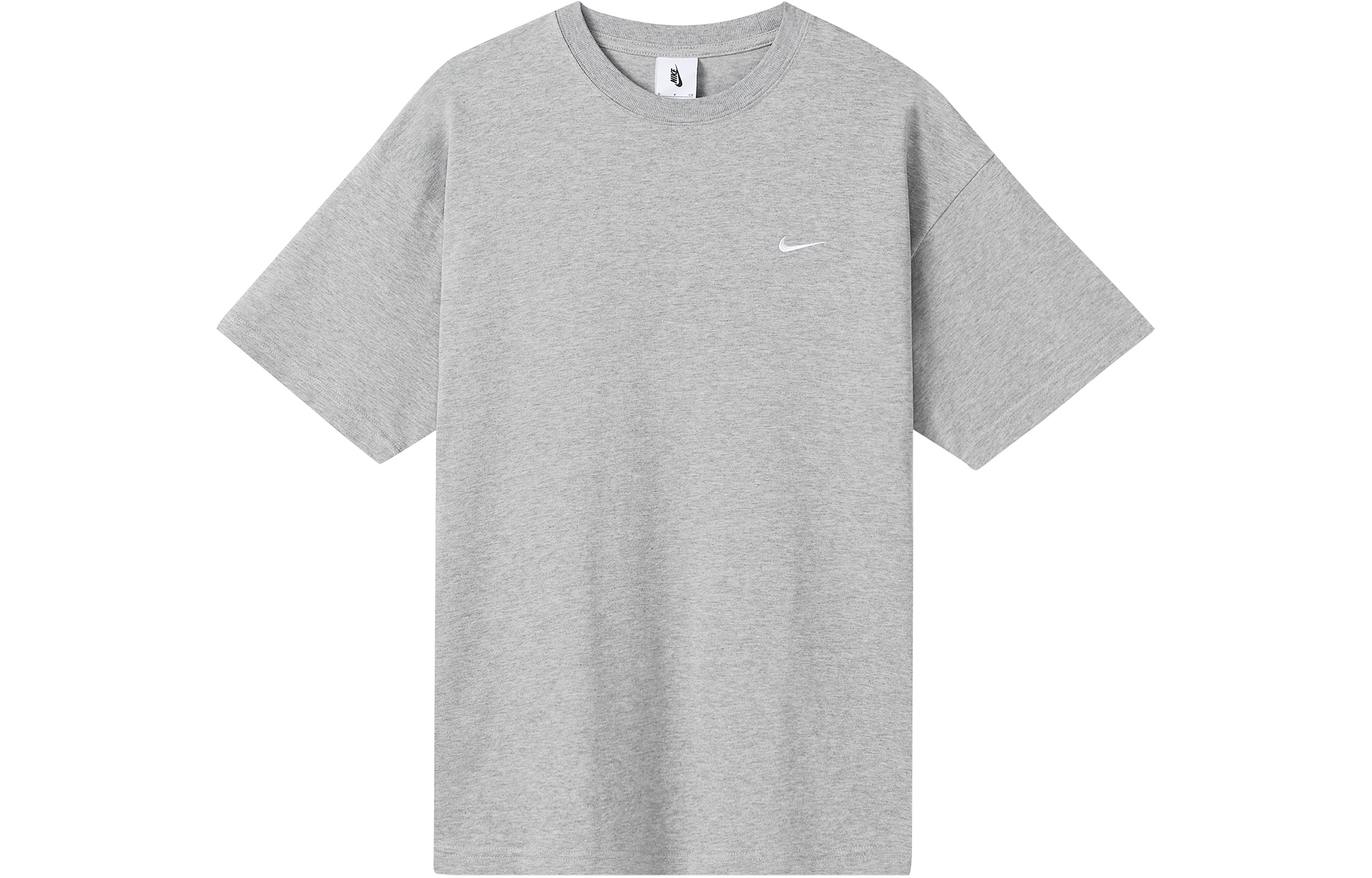 

Футболка Solo Swoosh мужская, темно-серая Nike, Dark Heather Gray