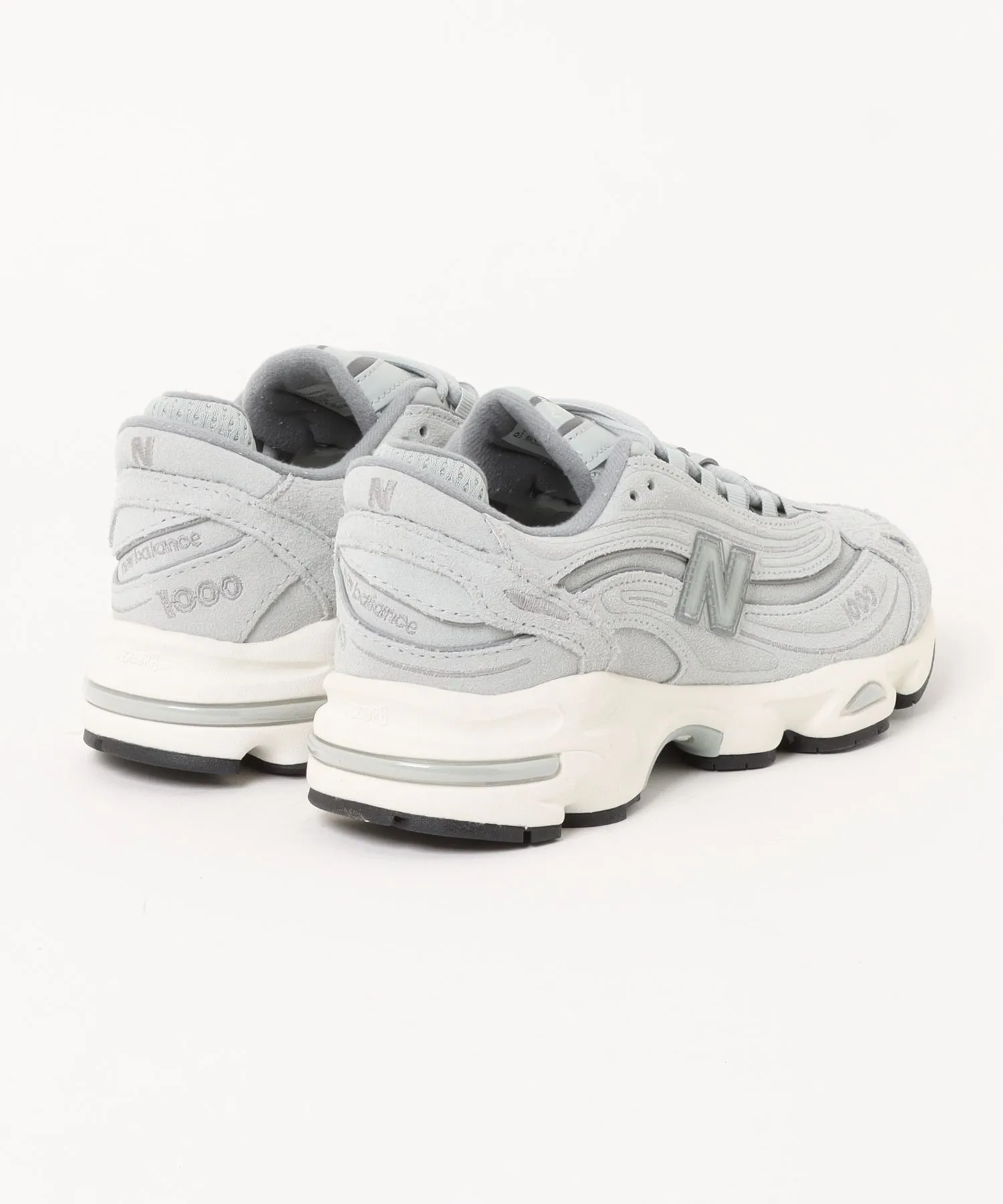 Мужские серые кроссовки из натуральной кожи New Balance U1000 2LV GRAY — фото 2