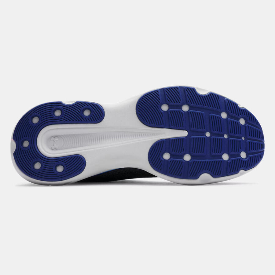 Мужские кроссовки для бега Under Armour UA Infinite — чёрный и королевский синий — фото 2