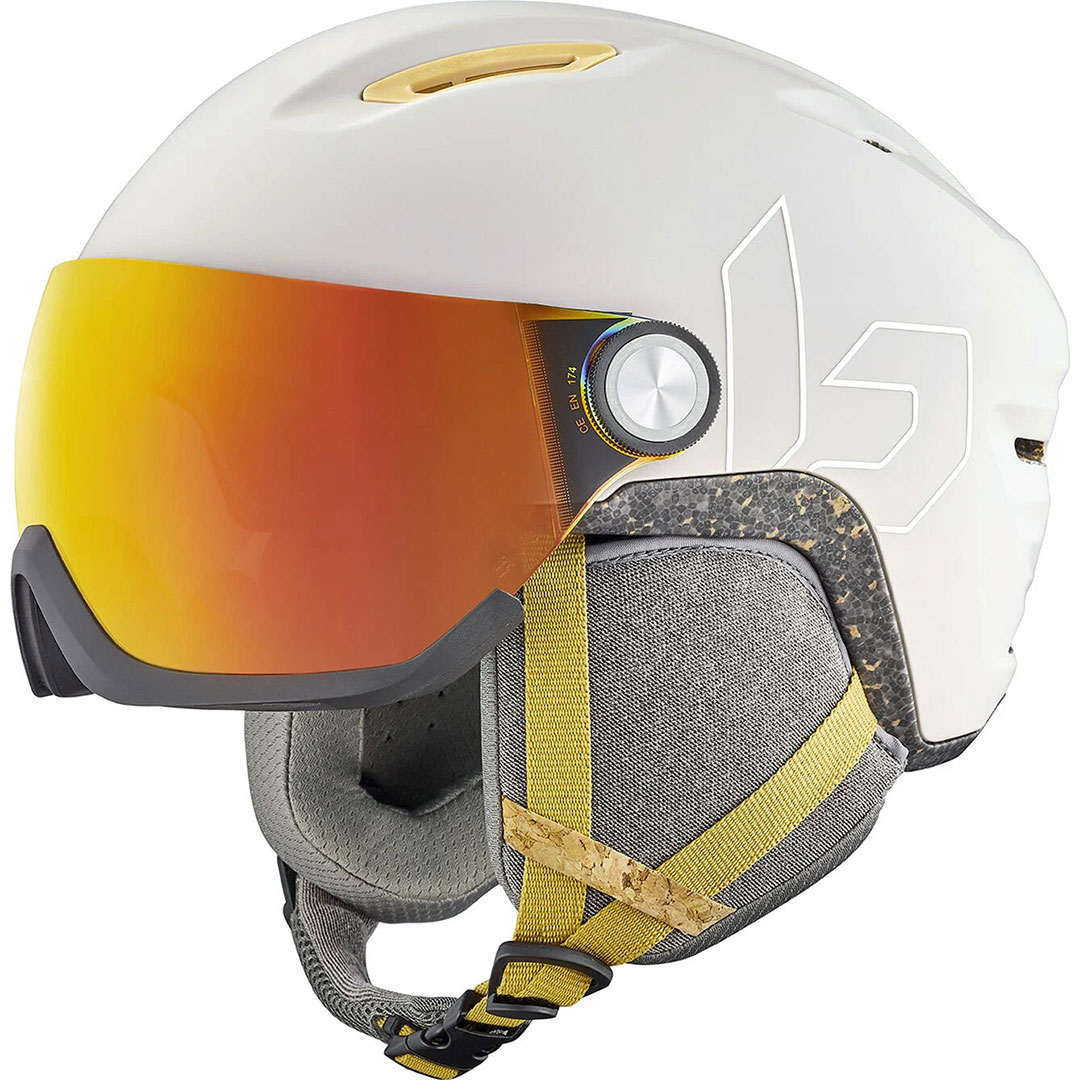 

Bolle Шлем Eco v-atmos oatmeal matte/eco photochromic fire red M