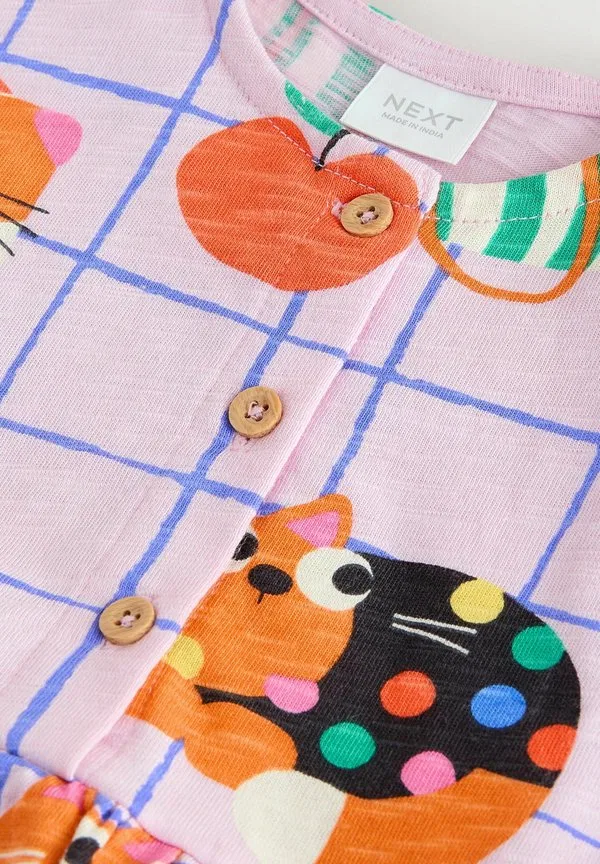 Трикотажное платье Next, Pink Pets — фото 3