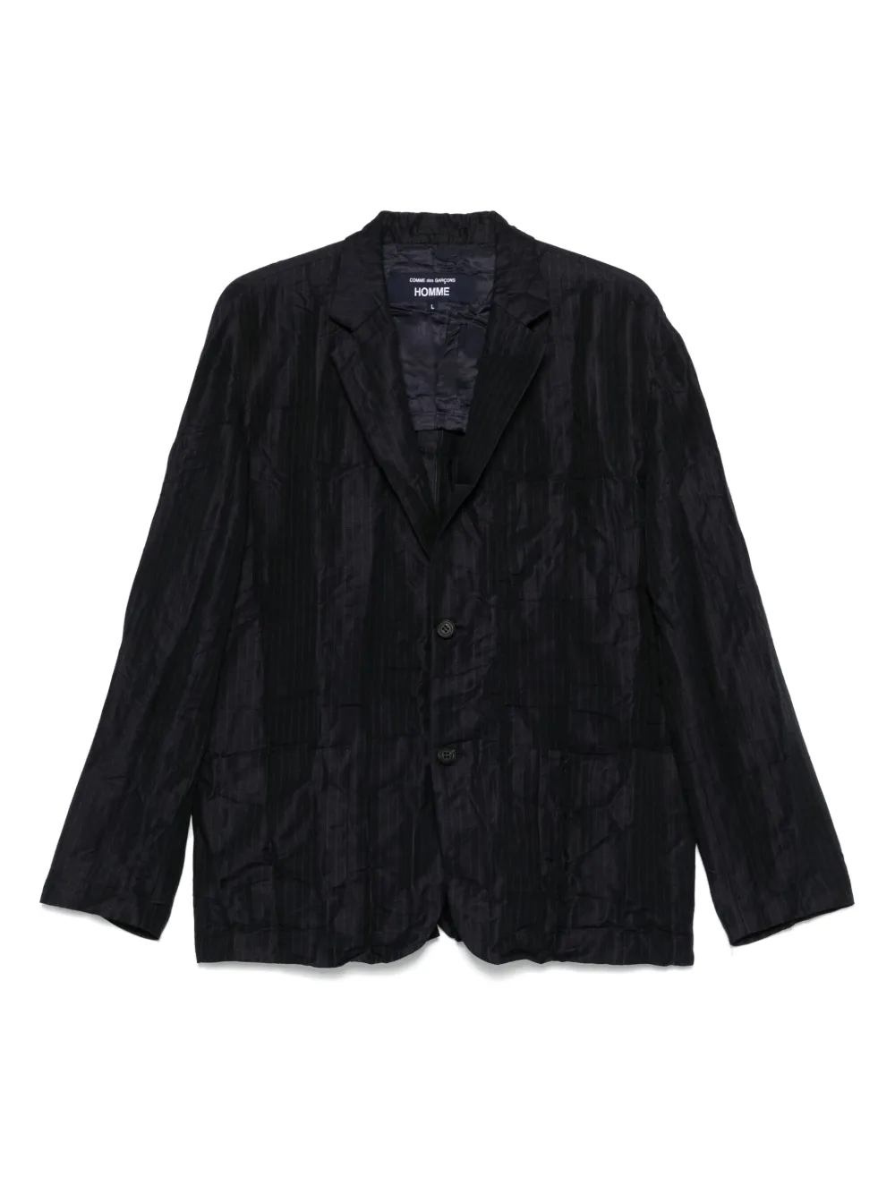 

Пиджак в тонкую полоску Comme Des Garçons Homme, синий