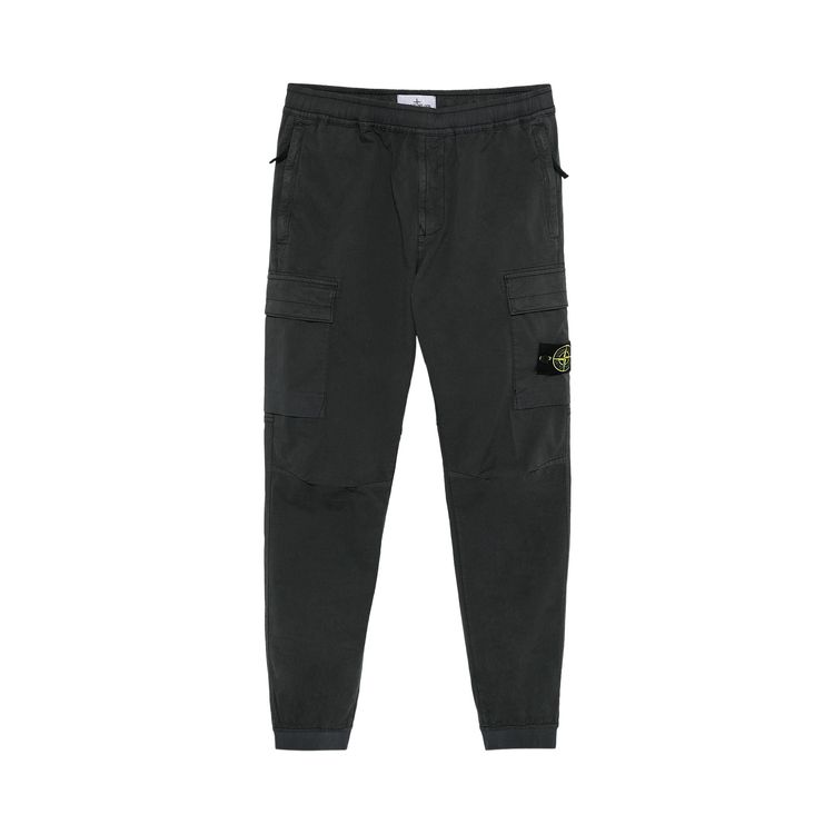 

Брюки Stone Island Logo Cargo Pants 'Charcoal', коричневый
