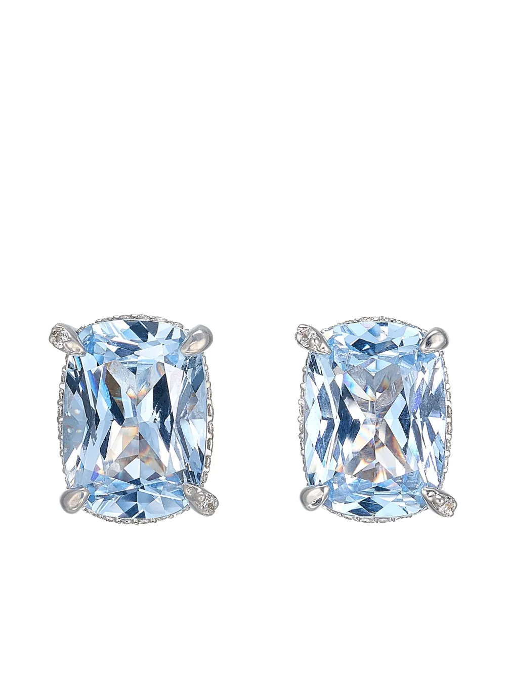 

Серьги-гвоздики Aqua Cushion Wing Anabela Chan, серебряный