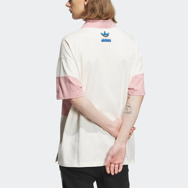Рубашка поло оригиналы x monkey kingdom рубашка поло с коротким рукавом Adidas, розовый — фото 3
