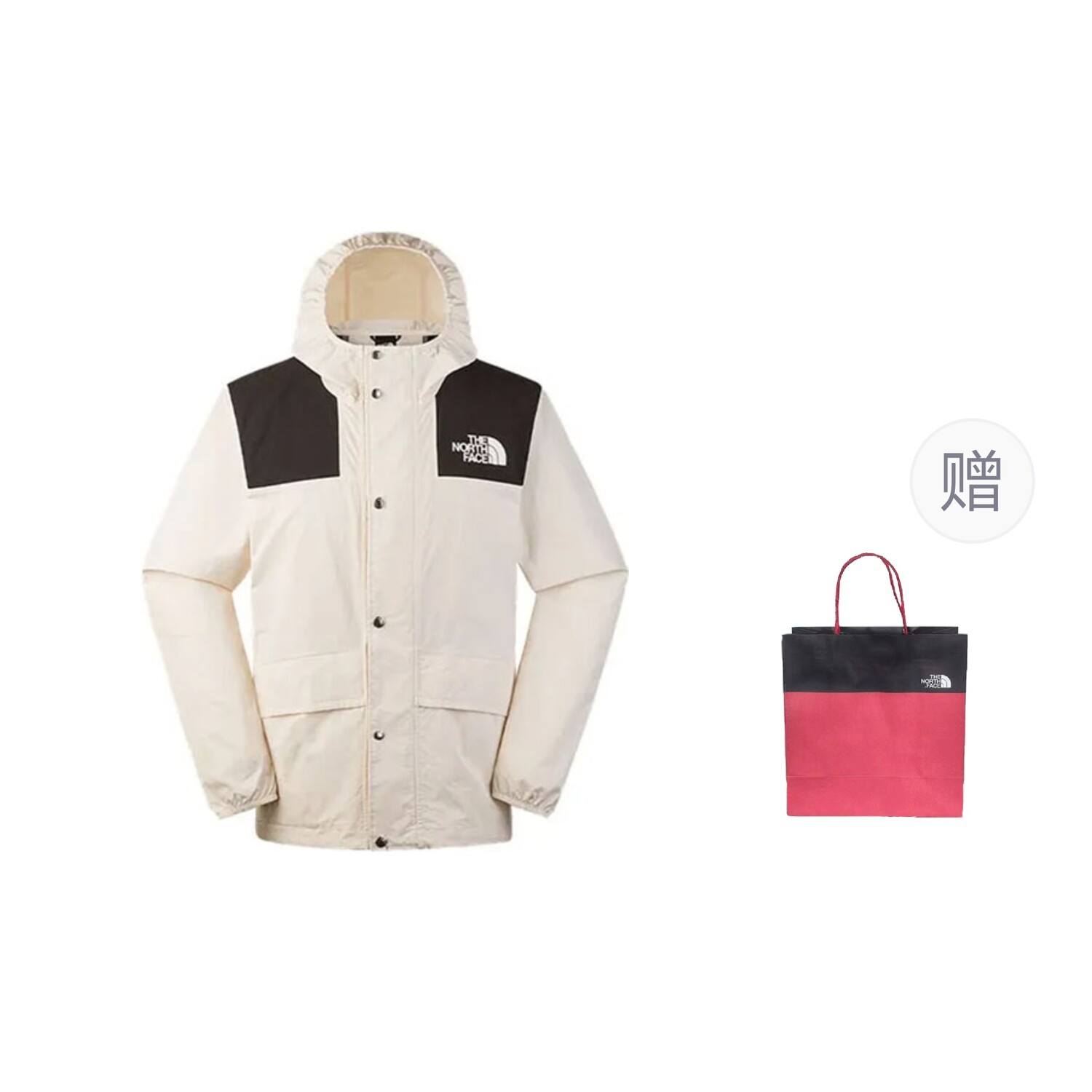 

Куртка мужская Off-white + подарочный пакет The North Face