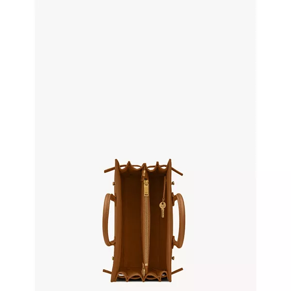 Мягкая детская сумка Sac de jour с верхней ручкой Saint Laurent, коричневый — фото 3