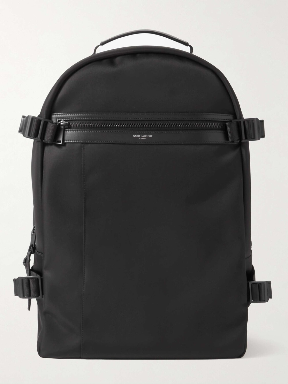 

Рюкзак City Trekking с кожаной отделкой SAINT LAURENT, черный