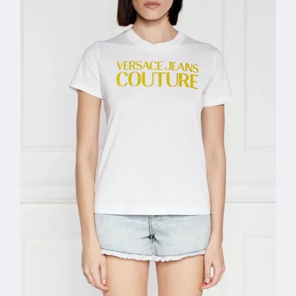 

Футболка стандартного кроя Versace, белый