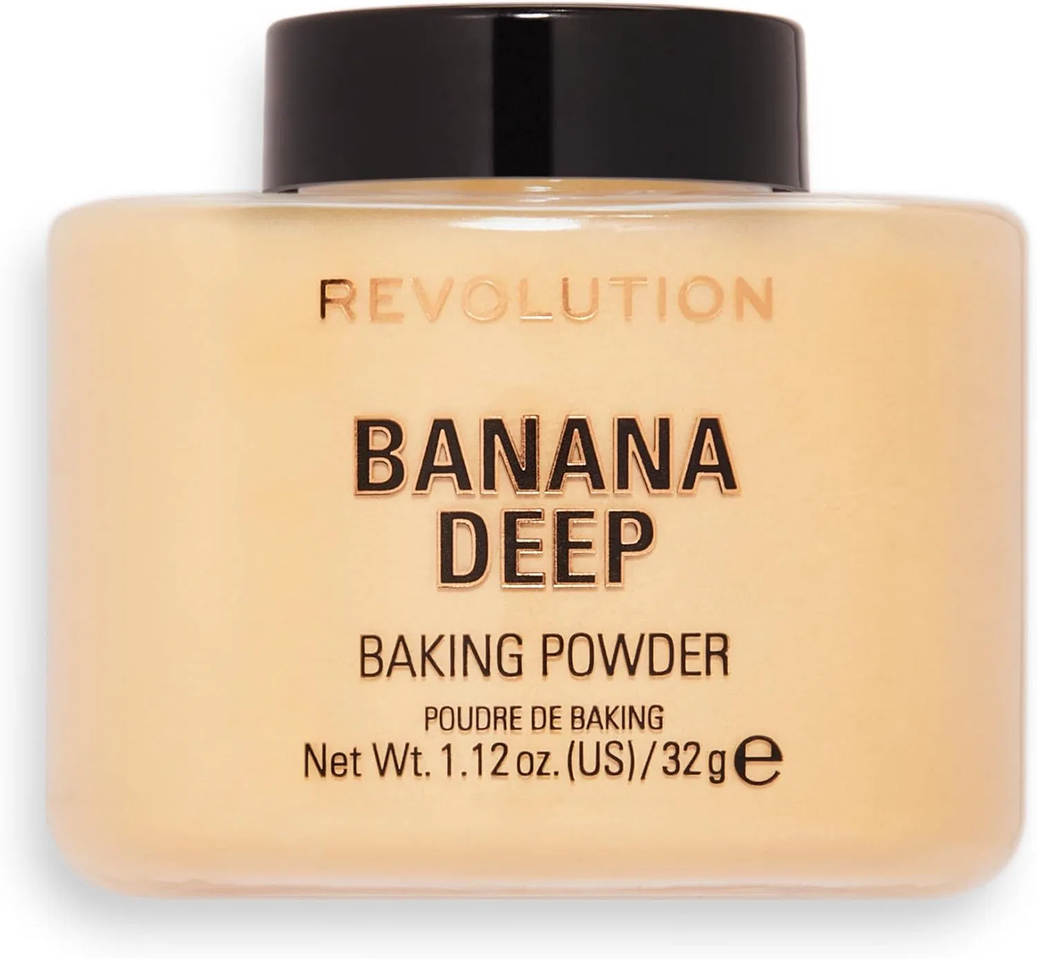 Пудра рассыпчатая для закрепления макияжа Revolution Beauty London Banana Deep, 32 г, глубокий оттенок