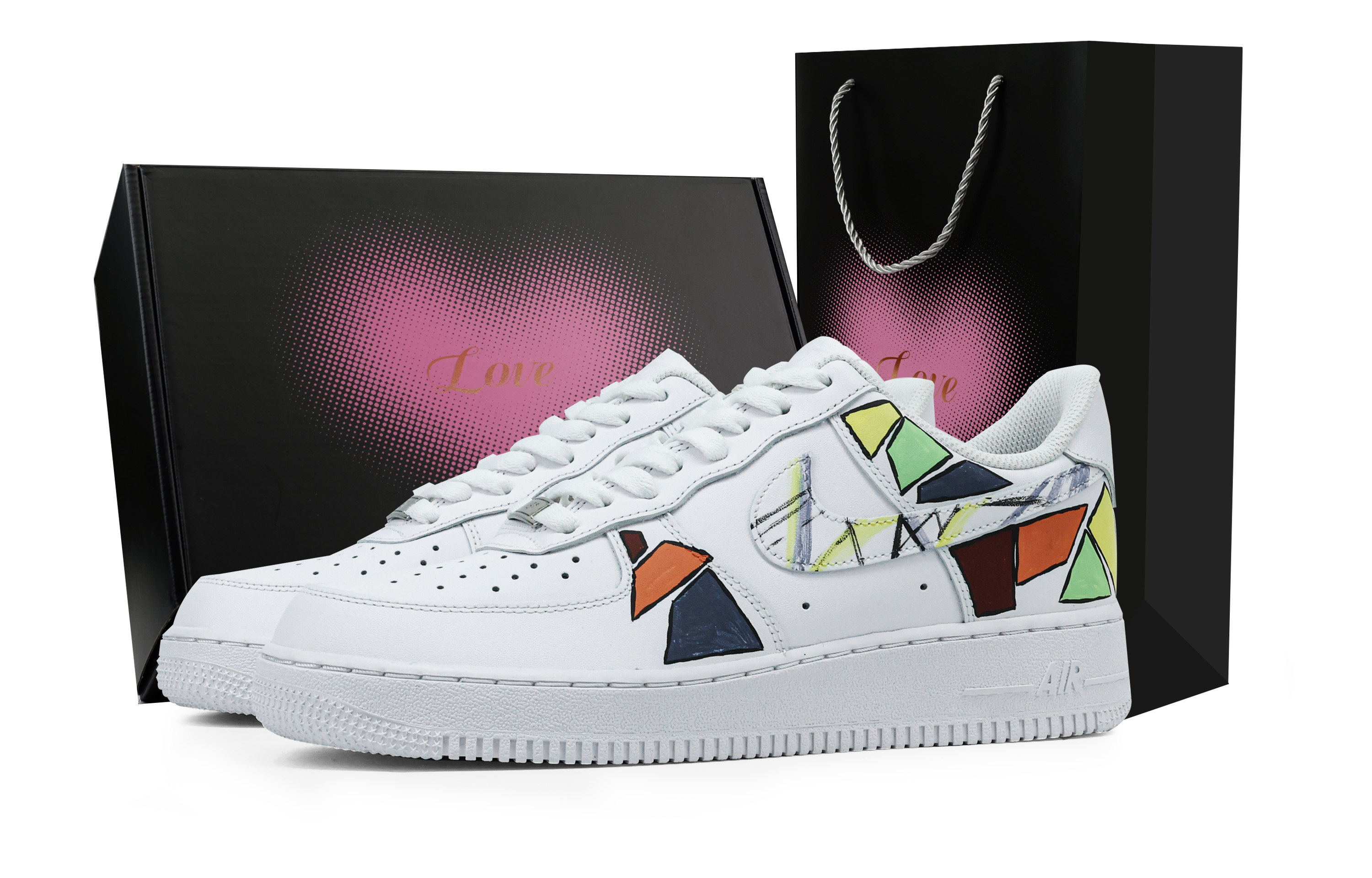 

Nike Кроссовки Air Force 1 Low Top для скейтбординга, мужские, белые