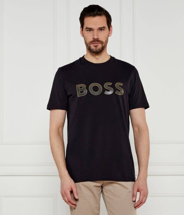 

Футболка с логотипом tl Regular fit Boss Green, черный