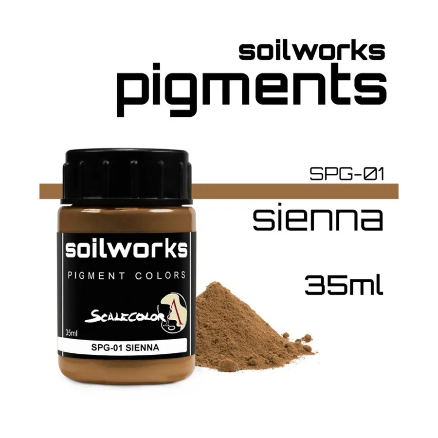 

Сиенна, Scalecolor - Soilworks Terrain Pigment