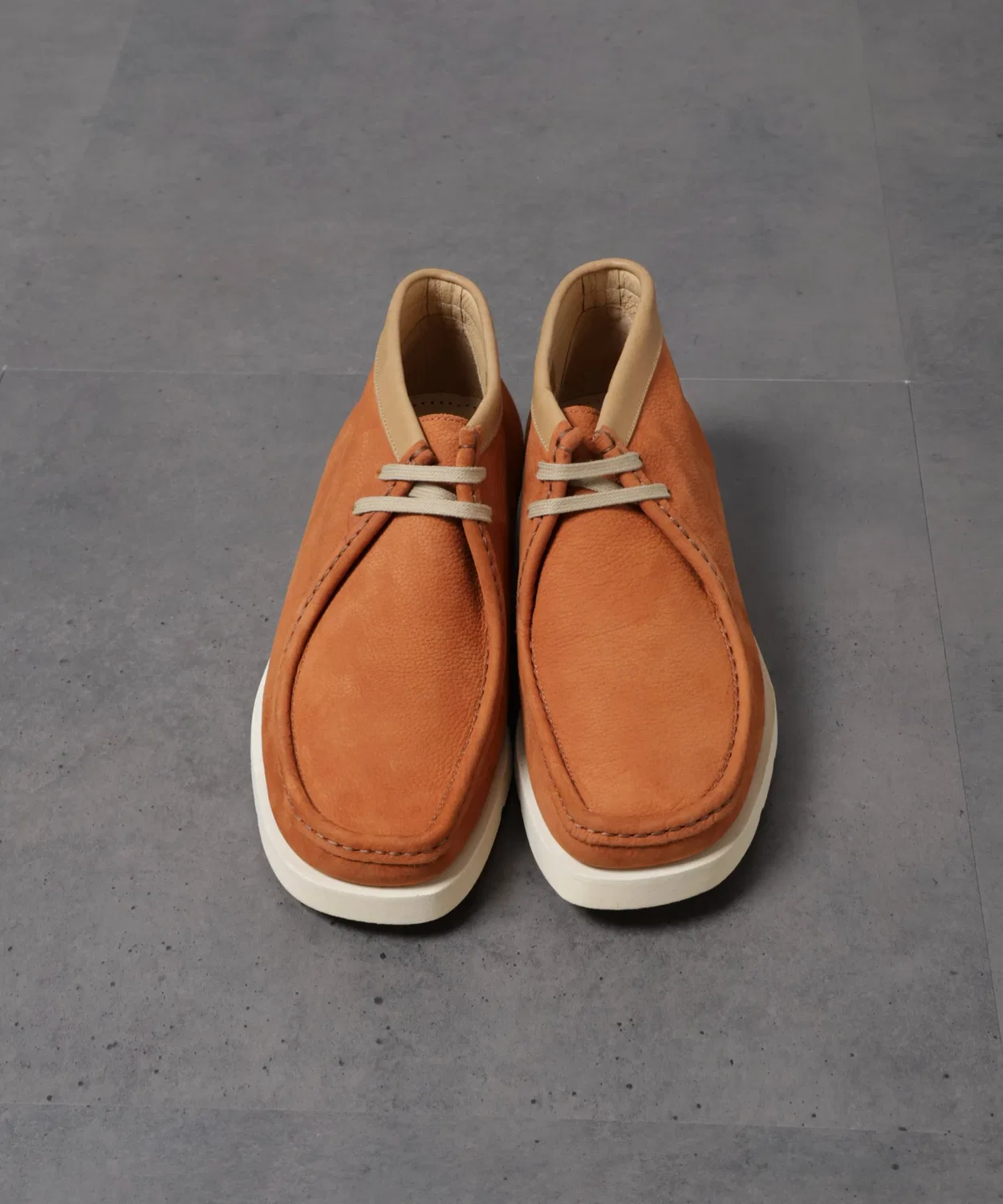 Ботинки из нубука и кожи Hotel Palace x Padmore & Barnes на подошве Vibram — фото 2