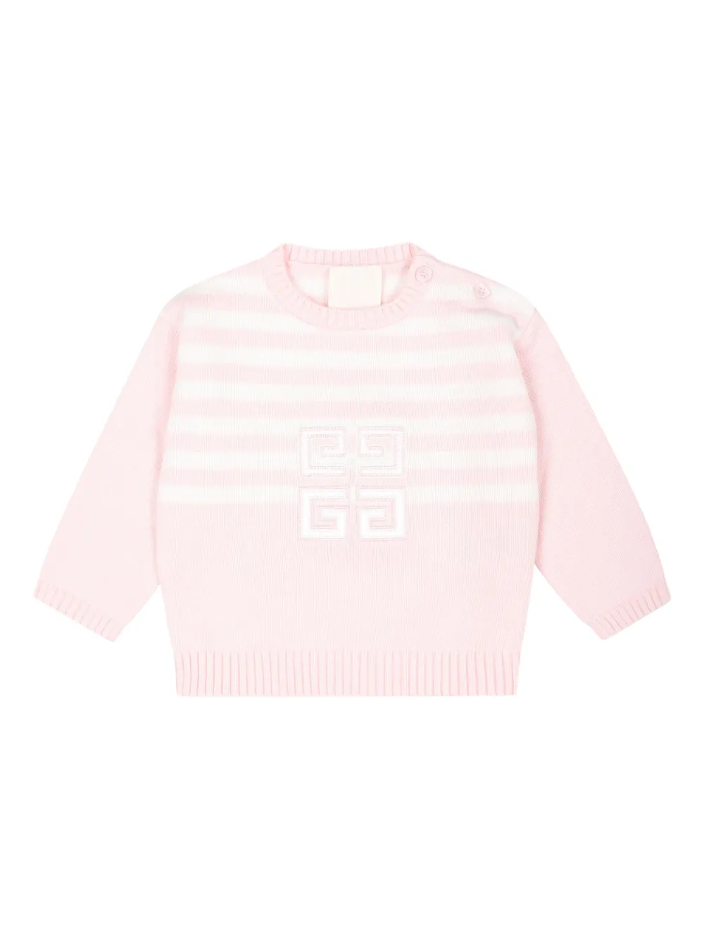 

Джемпер с нашивкой 4G Givenchy Kids, розовый