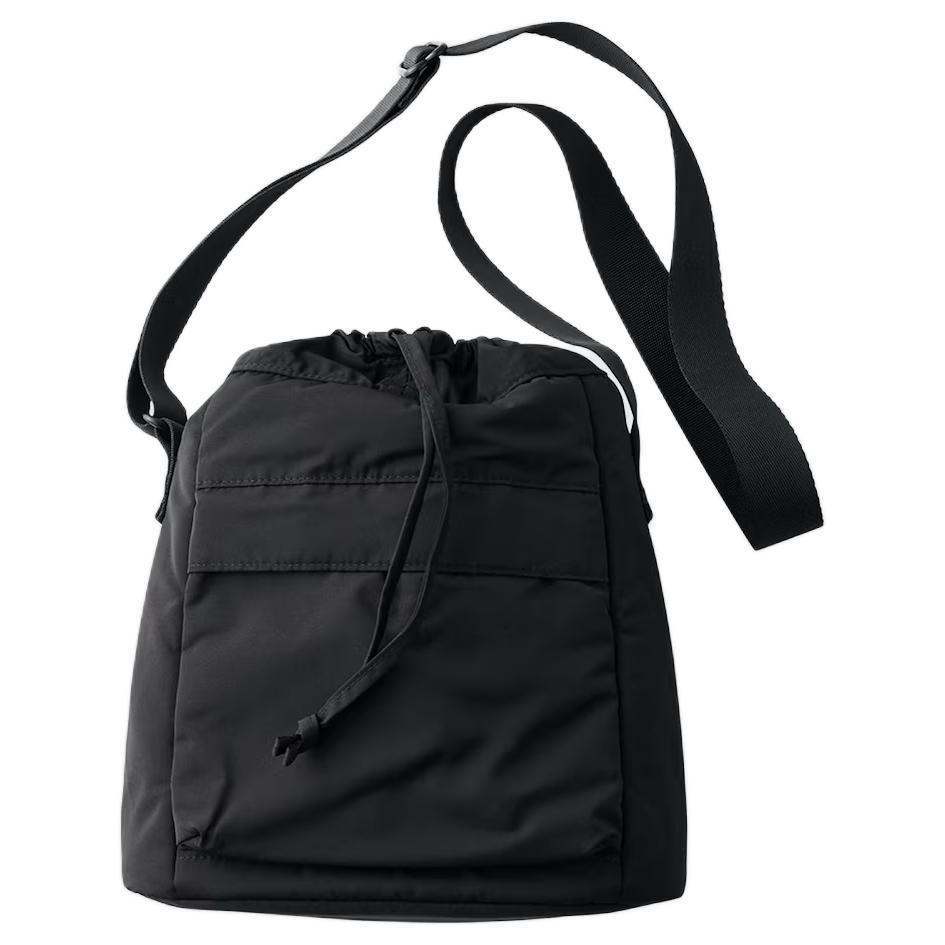 

UNIQLO Полиэстеровый кроссбоди мини-рюкзак унисекс черный, Black