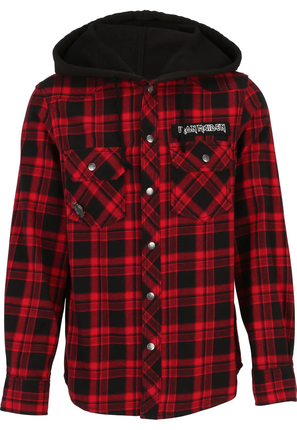 Лонгслив с капюшоном dark red/black Brandit