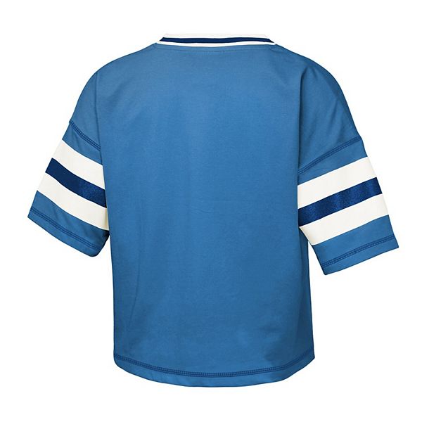 Детская футболка с v-образным вырезом Carolina Blue North Carolina Tar Heels Gridiron Outerstuff — фото 4