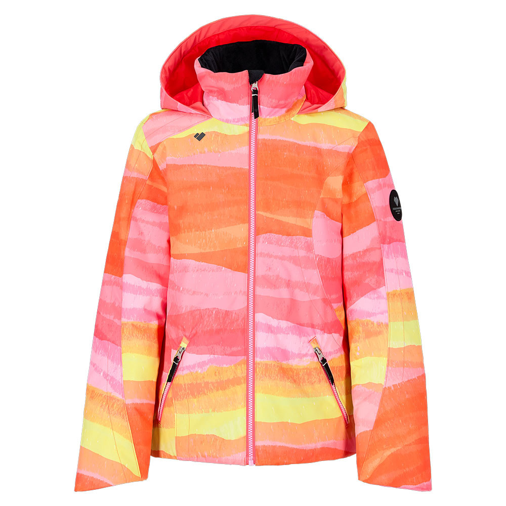 

Утепленная лыжная куртка Obermeyer Rylee с принтом (для девочек), Mountain Sunrise