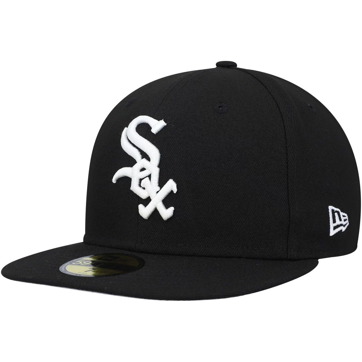 

Мужская облегающая шляпа New Era Black Chicago White Sox из аутентичной коллекции 59FIFTY