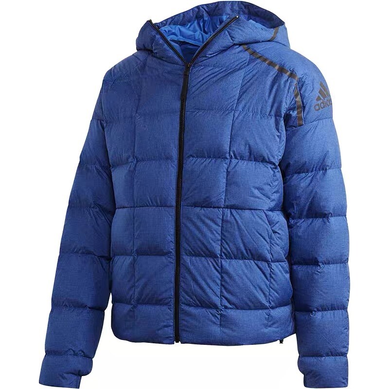 

Пуховик мужской синий Adidas
