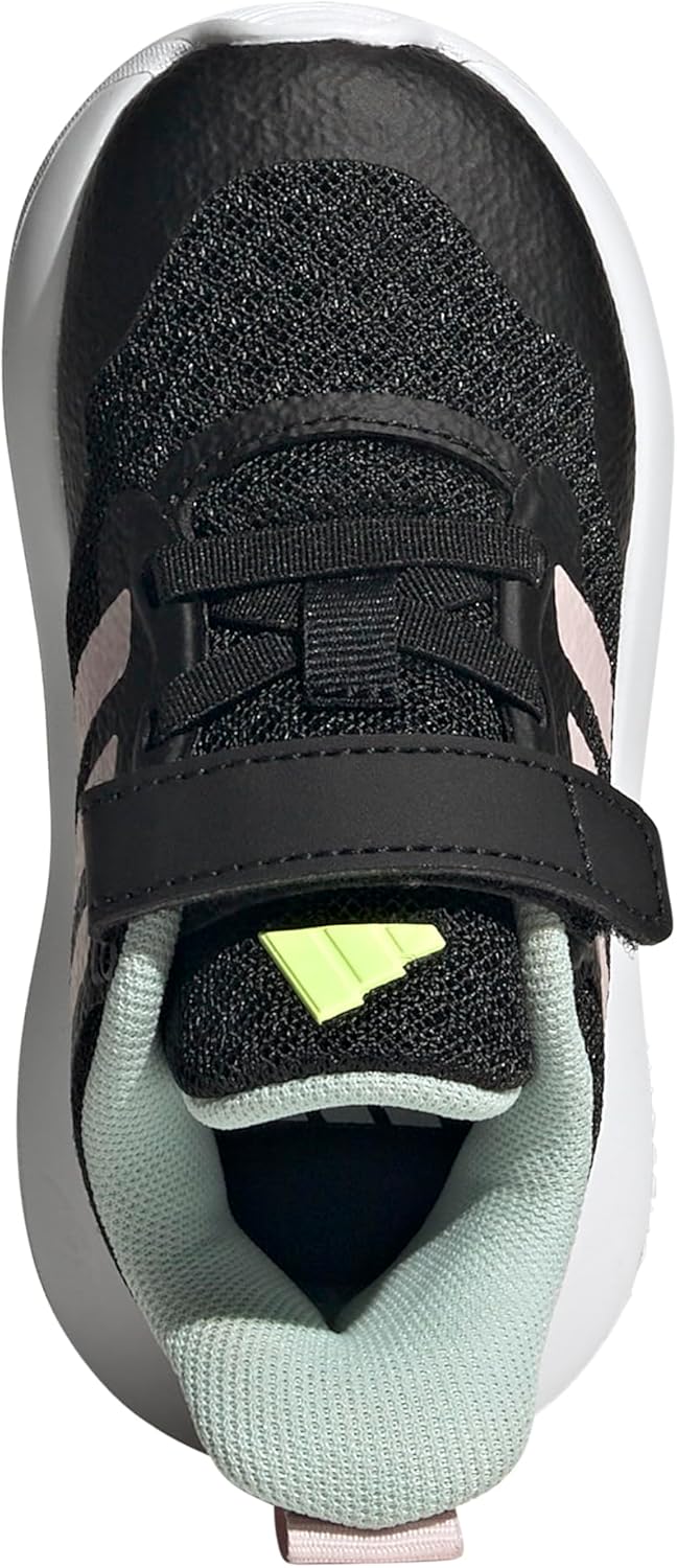 Кроссовки Adidas Unisex-Child Fortarun 2.0 для бега, черный/розовый/лиловый — фото 4