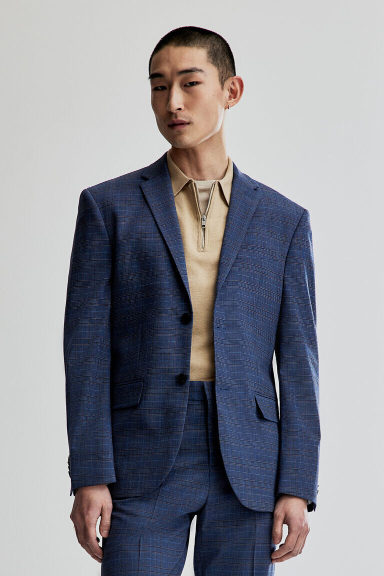 

Узкая куртка H&M, синий