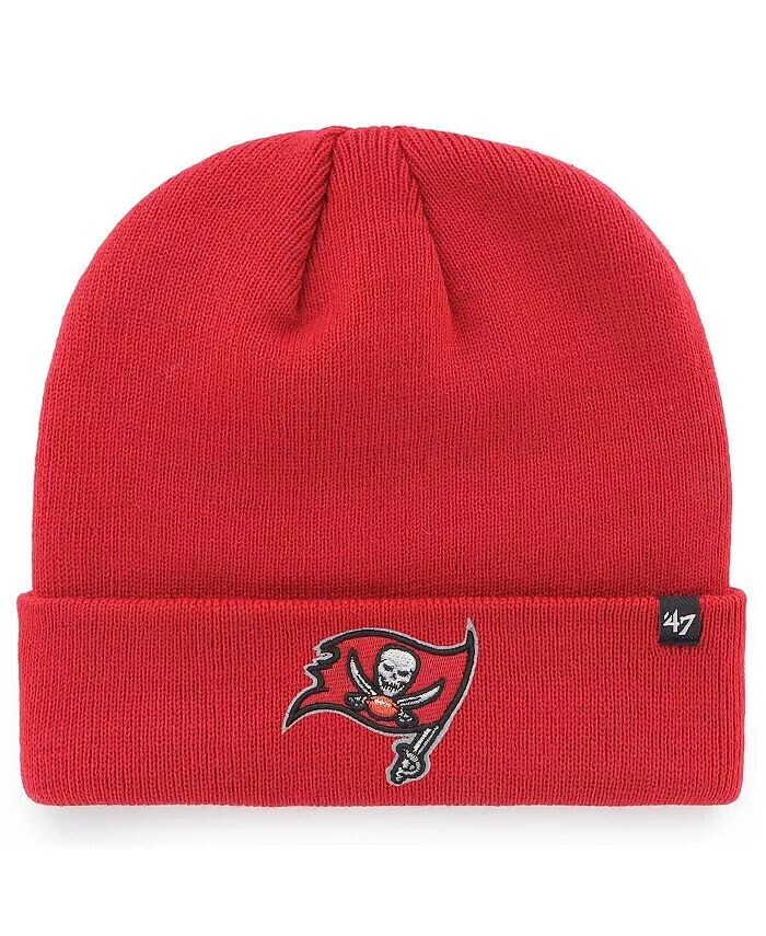 

Мужская красная базовая вязаная шапка Tampa Bay Buccaneers с манжетами '47 Brand, красный