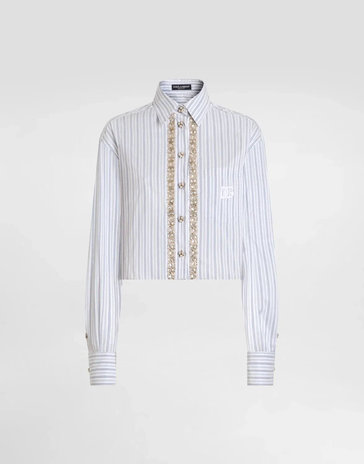 Полосатая рубашка DOLCE & GABBANA, мультицвет