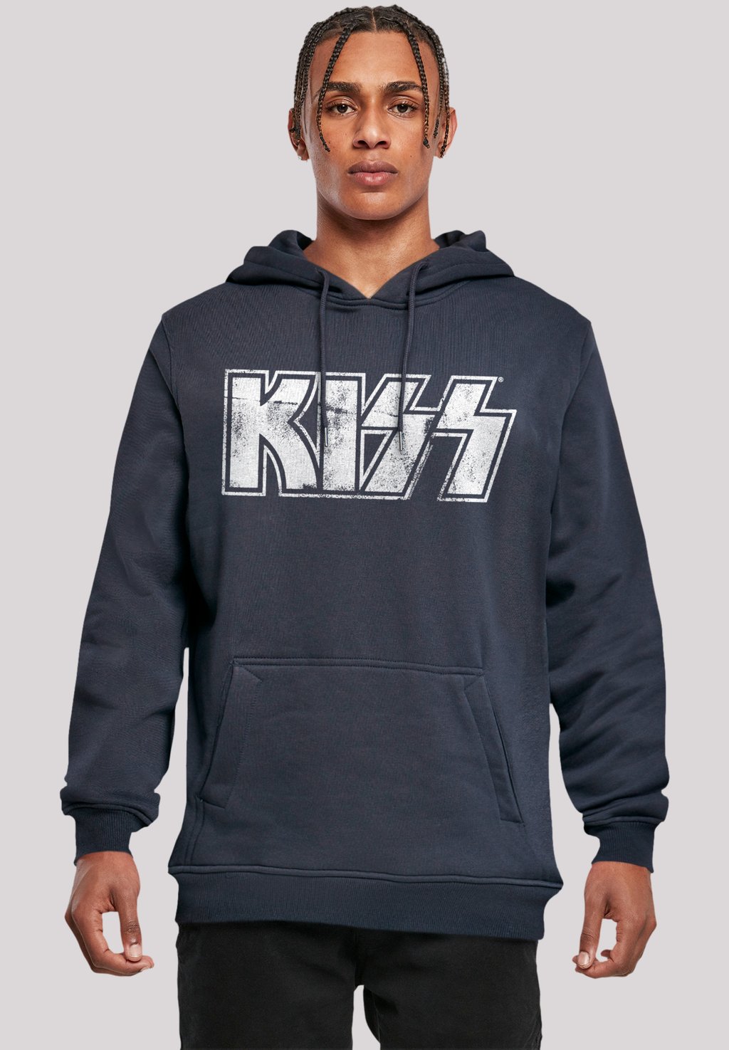 

Толстовка KISS ROCK MUSIC BAND VINTAGE LOGO F4NT4STIC, синий