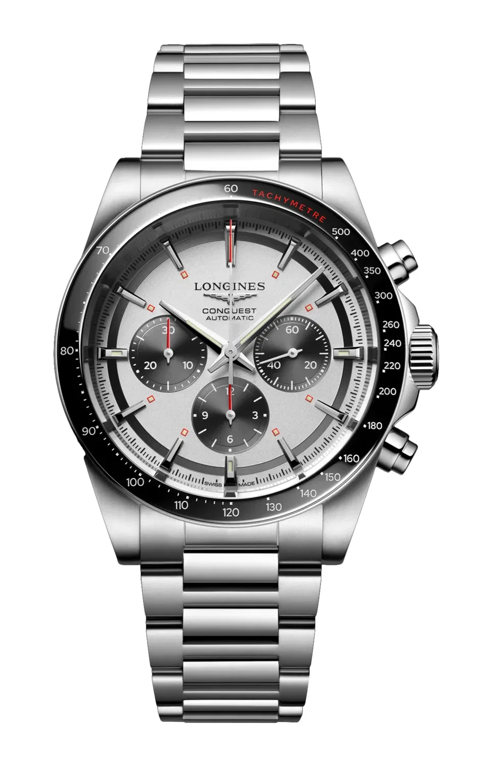 CONQUEST 42 ММ - L3.835.4.72.6 LONGINES, черный