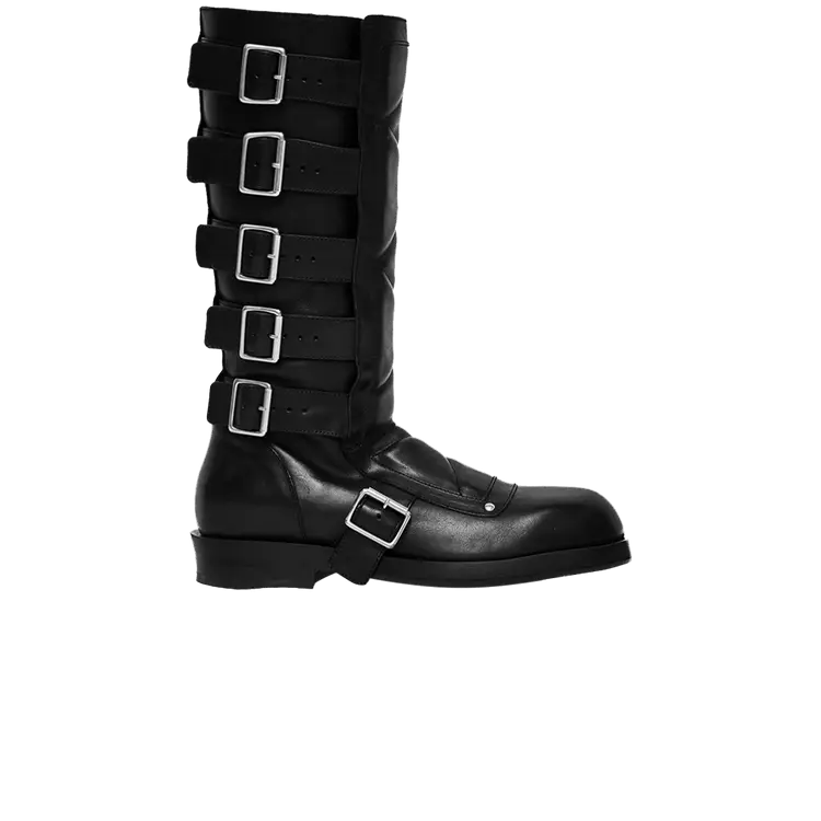 

Ботинки Ann Demeulemeester Jace Biker Belted Boot Black, черный