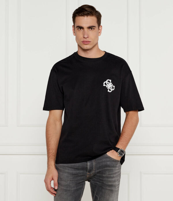 

Футболка мужская Guess Jeans с принтом на спине, черный