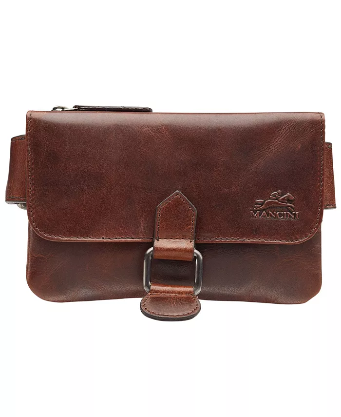 

Мужская поясная сумка Slim Waist Bag Mancini, коричневый