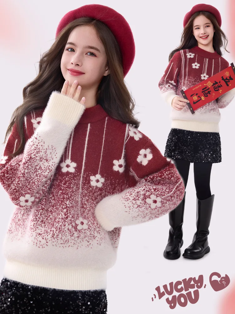 Свитер с флисовой подкладкой для детей Disney, Angora Red[Fleece-Lined Winter Edition] — фото 4
