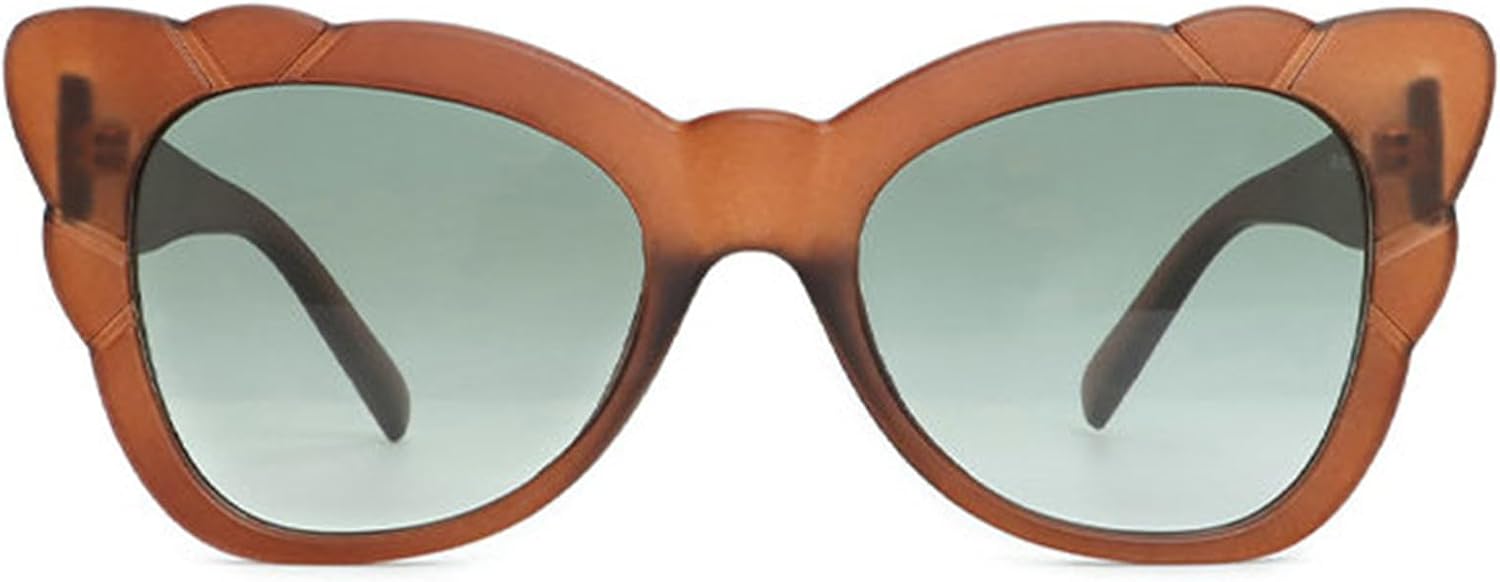 

Модные солнцезащитные очки COTIA в стиле «кошачий глаз» для женщин и мужчин, с милой оправой в виде бабочки, стильные летние очки для путешествий, защита от ультрафиолета UV400, Tea Green