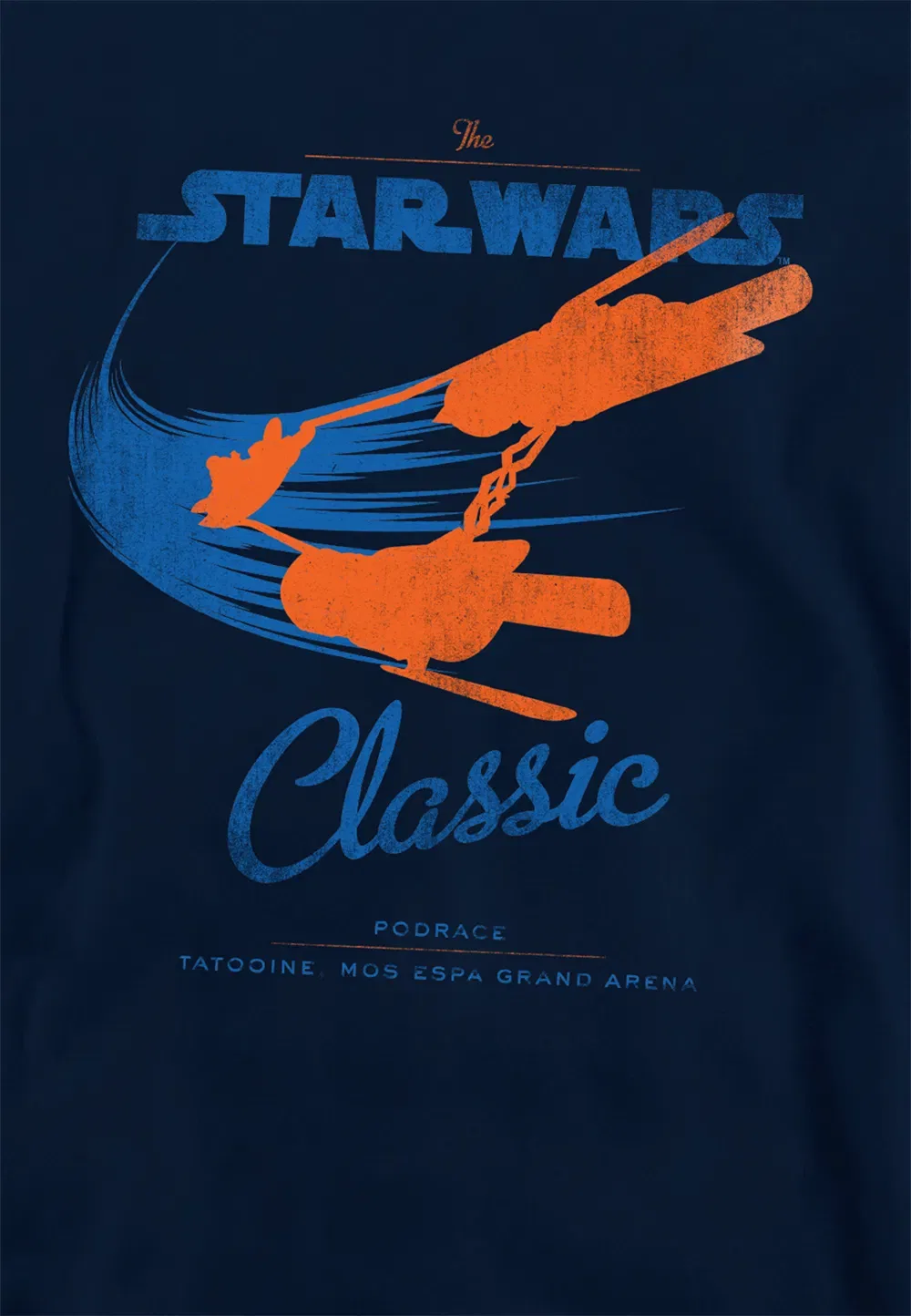 Детская худи Star Wars Classic, темно-синий, Disney, темно-синий — фото 2