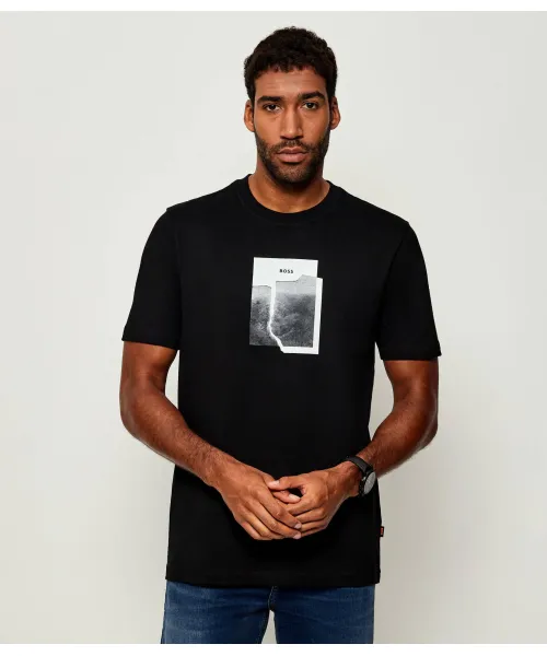 

Футболка te_brokenic Regular fit Boss Orange, черный