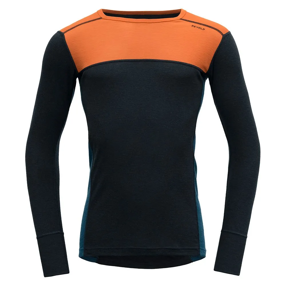 

Лонгслив DEVOLD OF NORWAY Lauparen Merino 190, черный