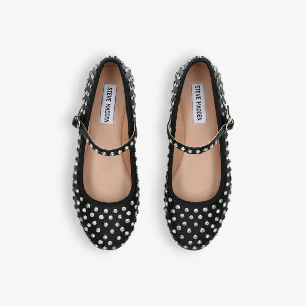 Туфли женские Steve Madden Vinetta-R украшенные стразами, серебряный/черный — фото 2