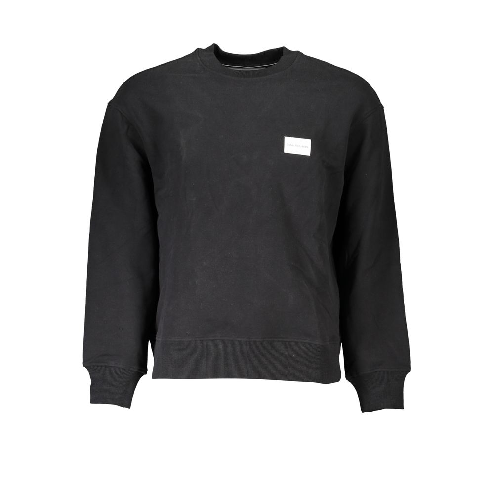 

Черный хлопковый свитер Calvin Klein, Black