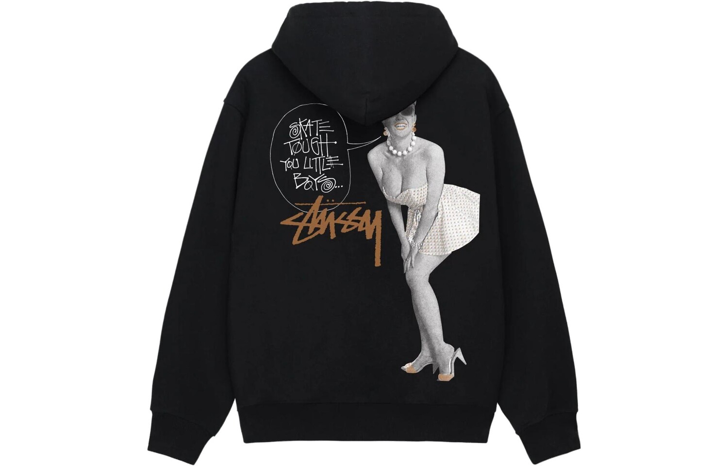 SS23 Летняя серия Толстовка Унисекс Stussy, красный — фото 3
