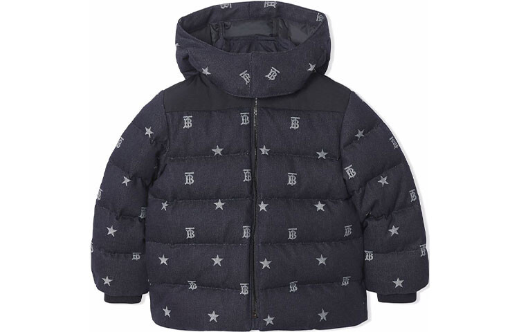 

Детский пуховик Burberry, цвет Blue
