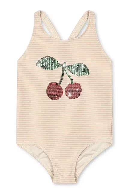 Купальник детский цельный JADE SWIMSUIT Konges Sløjd, бежевый
