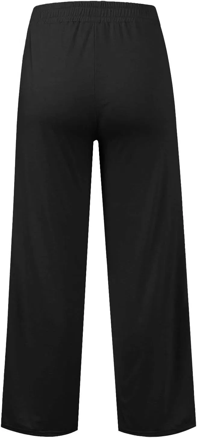 Женские спортивные брюки Oversized Wide Leg, Generic, цвет 4-black — фото 3
