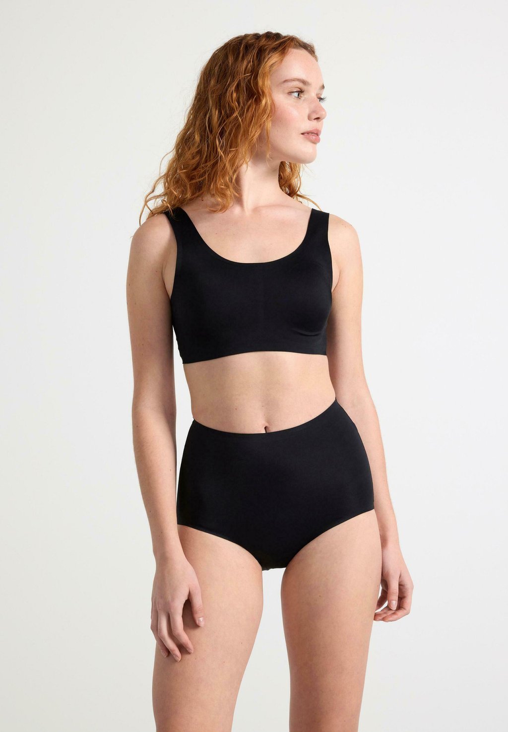 

Трусы INVISIBLE WITH HIGH WAIST - Shapewear Lindex, черный