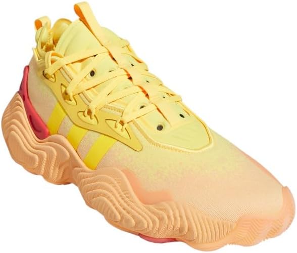 Кроссовки Adidas для взрослых, унисекс, модель Trae Young 3 Low, оранжевый/алый — фото 3