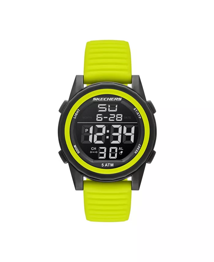 

Мужские часы Masongate Digital, серые, из поликарбоната Skechers, зеленый